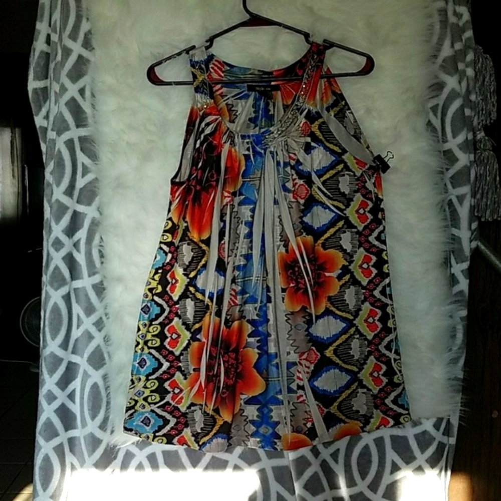 Style & Co. Hawaiian pattern.